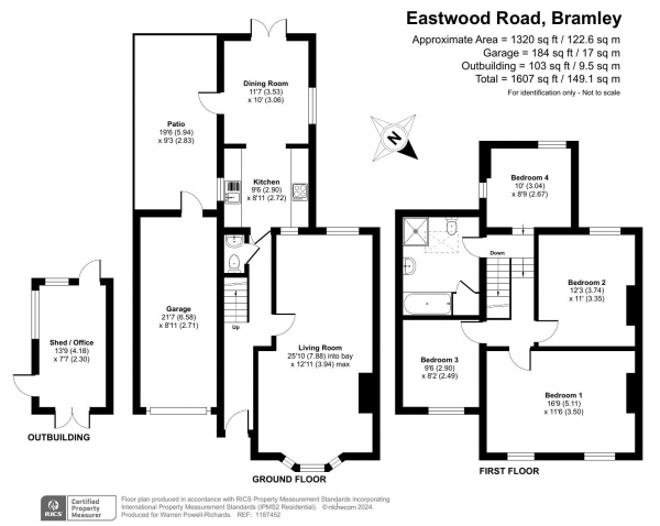 Floor Plan Image for 4 Bedroom Semi-Detached House for Sale in Eastwood Road, Bramley