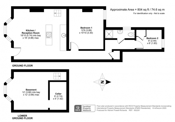 Floor Plan Image for 2 Bedroom Apartment for Sale in Carlos Street, Godalming