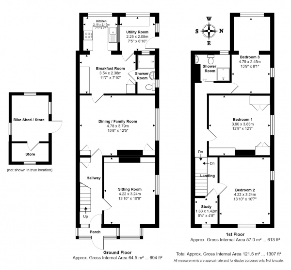 Floor Plan Image for 3 Bedroom Semi-Detached House for Sale in Culmer Hill, Petworth Road, Godalming