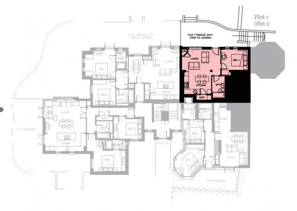 Floor Plan Image for 1 Bedroom Apartment to Rent in Tower Road, Hindhead