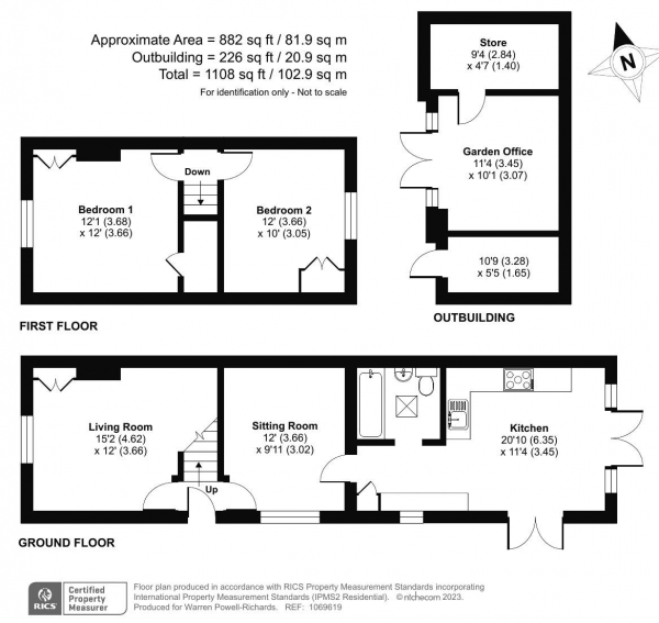 Floor Plan Image for 2 Bedroom Property for Sale in Arford Road, Arford