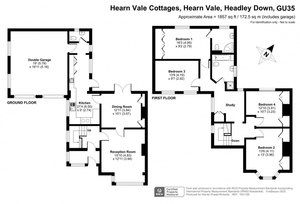 Floor Plan Image for 4 Bedroom Semi-Detached House for Sale in Hearn Vale, Headley Down