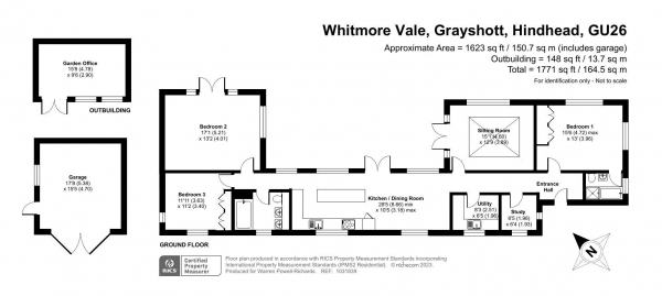 Floor Plan Image for 3 Bedroom Detached House for Sale in Whitmore Vale, Grayshott