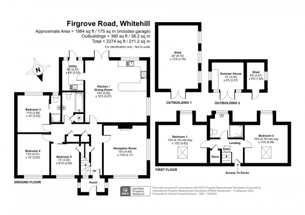 Floor Plan Image for 5 Bedroom Detached House for Sale in Firgrove Road, Whitehill