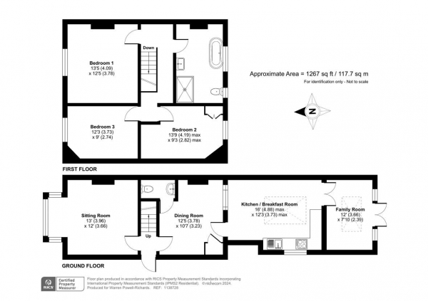 Floor Plan Image for 3 Bedroom Semi-Detached House for Sale in Headley Road, Grayshott