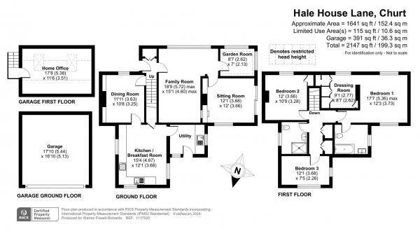 Floor Plan Image for 3 Bedroom Detached House for Sale in Hale House Lane, Churt