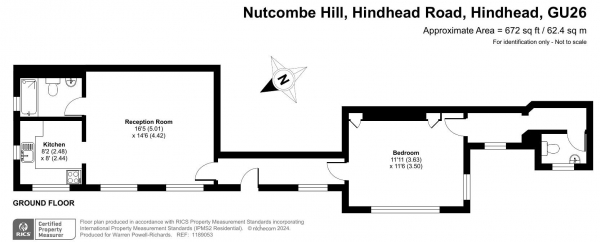 Floor Plan Image for 1 Bedroom Apartment for Sale in Hindhead Road, Hindhead