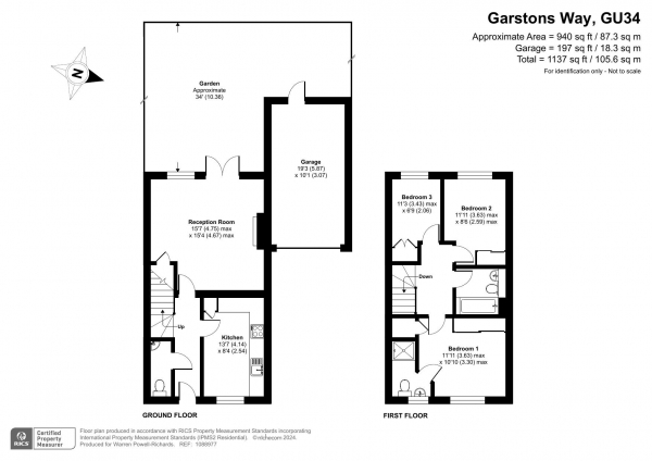 Floor Plan Image for 3 Bedroom Semi-Detached House for Sale in Holybourne