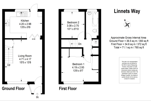 Floor Plan Image for 2 Bedroom Property to Rent in Alton