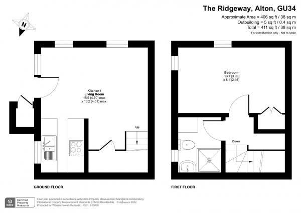 Floor Plan Image for 1 Bedroom Property to Rent in Alton