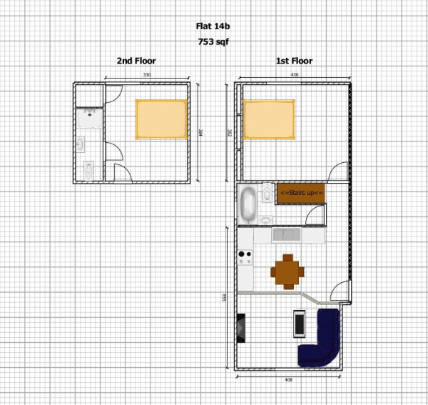 Floor Plan Image for 2 Bedroom Apartment to Rent in Alton, Hampshire