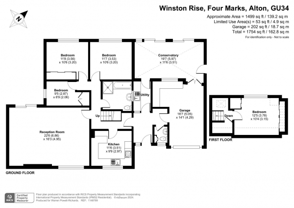 Floor Plan Image for 4 Bedroom Detached House for Sale in Winston Rise, Four Marks