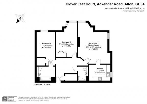 Floor Plan Image for 2 Bedroom Retirement Property for Sale in Alton