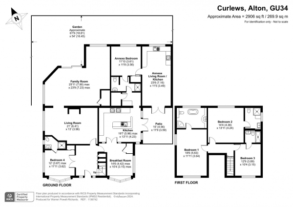 Floor Plan Image for 5 Bedroom Detached House for Sale in Curlews, Alton