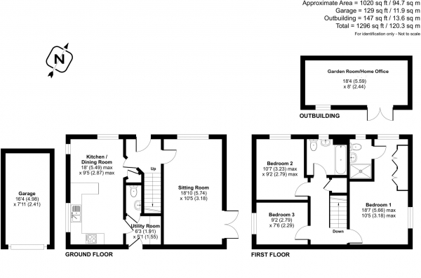 Floor Plan Image for 3 Bedroom Detached House for Sale in Alton