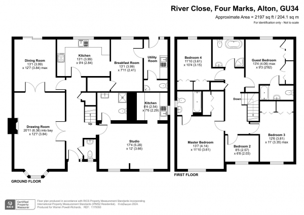 Floor Plan Image for 5 Bedroom Detached House for Sale in Four Marks