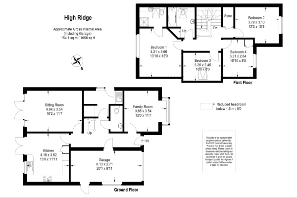 Floor Plan Image for 4 Bedroom Detached House to Rent in Alton