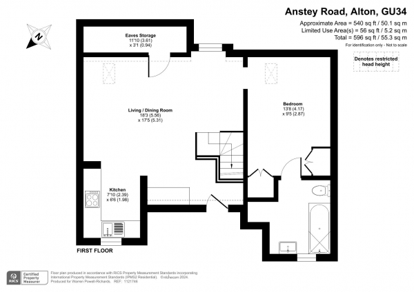 Floor Plan Image for 1 Bedroom Apartment for Sale in Anstey Road, Alton