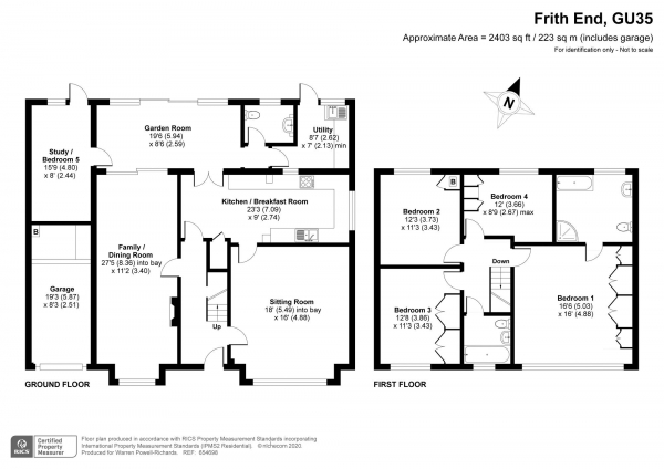 Floor Plan Image for 4 Bedroom Detached House for Sale in Frith End