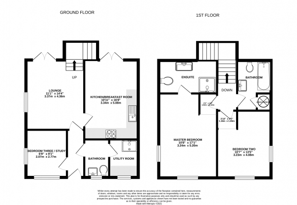 Floor Plan Image for 2 Bedroom Detached House for Sale in Arthur Road, Farnham