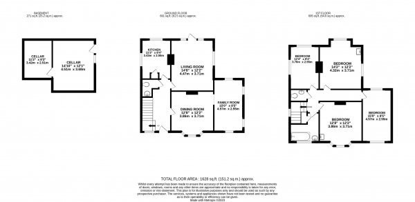 Floor Plan Image for 4 Bedroom Detached House for Sale in Gorse Lane, Farnham