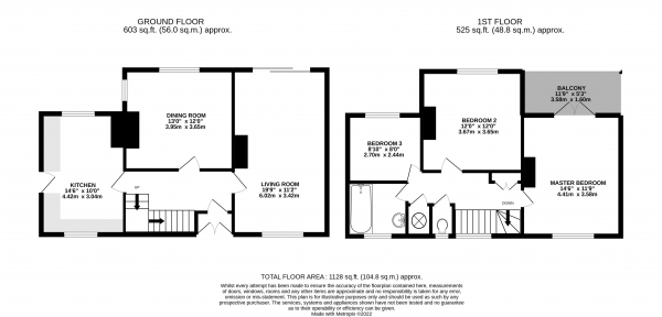 Floor Plan Image for 3 Bedroom Detached House for Sale in Osborn Road, Farnham