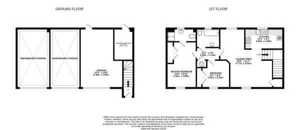 Floor Plan Image for 2 Bedroom Coach House for Sale in Cowden Close, Farnham