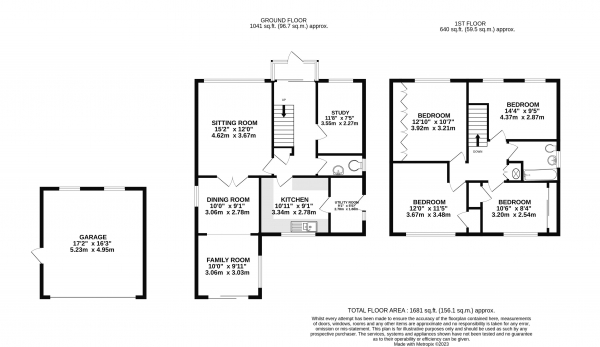 Floor Plan Image for 4 Bedroom Detached House for Sale in Oast House Crescent, Farnham