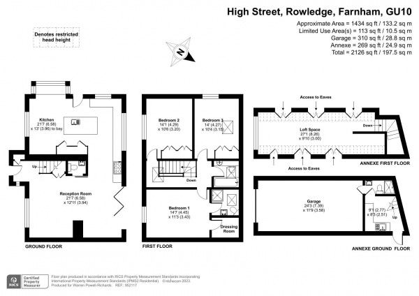 Floor Plan Image for 4 Bedroom Detached House for Sale in High Street, Rowledge