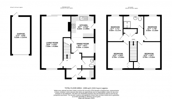 Floor Plan Image for 4 Bedroom Detached House for Sale in Willow Way, Farnham