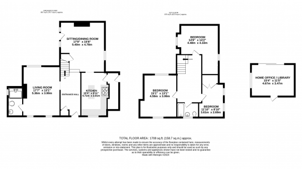 Floor Plan Image for 3 Bedroom Detached House for Sale in Station Road, Bentley