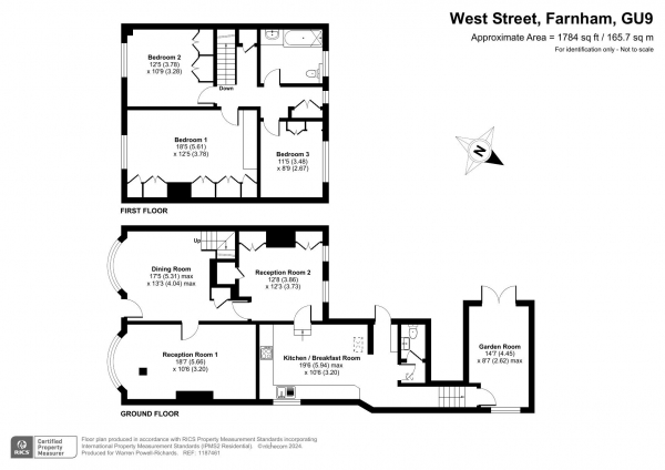 Floor Plan for 3 Bedroom Property to Rent in West Street, Farnham, GU9, 7EH - £577 pw | £2500 pcm