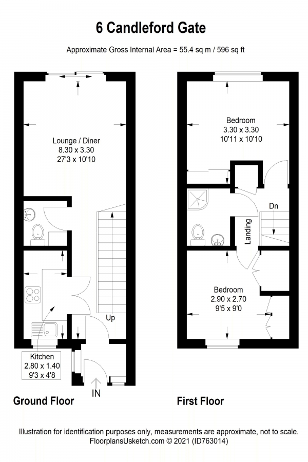 Floor Plan Image for 2 Bedroom Retirement Property for Sale in Tower Close, Liphook
