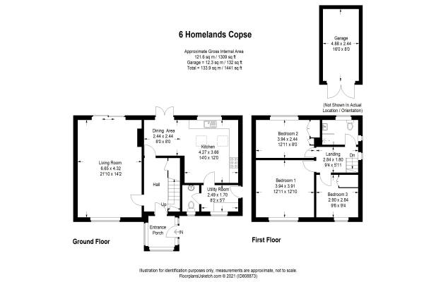 Floor Plan Image for 3 Bedroom Semi-Detached House for Sale in Homelands Copse, Fernhurst -Superb semi rural location semi-detached house