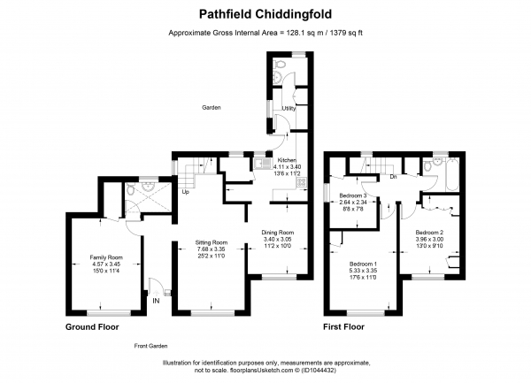 Floor Plan Image for 4 Bedroom Semi-Detached House for Sale in Pathfield, Chiddingfold - LEVEL WALK OF SHOPS AND SCHOOL