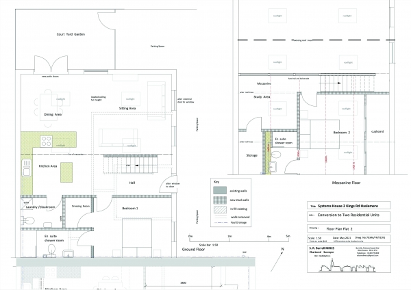 Floor Plan for 3 Bedroom Residential Development for Sale in  Kings Road, Haslemere DEVELOPMENT OPPORTUNITY PLANNING GRANTED , GU27, 2QA - Guide Price &pound350,000