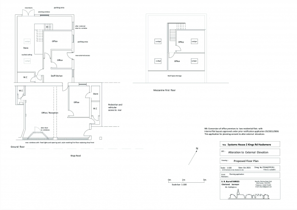 Floor Plan Image for 3 Bedroom Residential Development for Sale in Kings Road, Haslemere DEVELOPMENT OPPORTUNITY PLANNING GRANTED