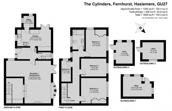 Floor Plan Image for 4 Bedroom End of Terrace House for Sale in The Cylinders, Fernhurst, Haslemere