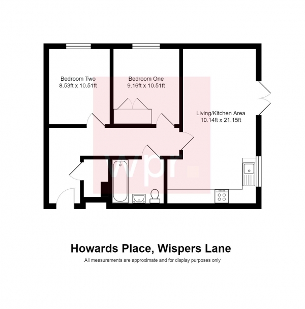 Floor Plan Image for 2 Bedroom Retirement Property to Rent in Wispers Lane, Haslemere