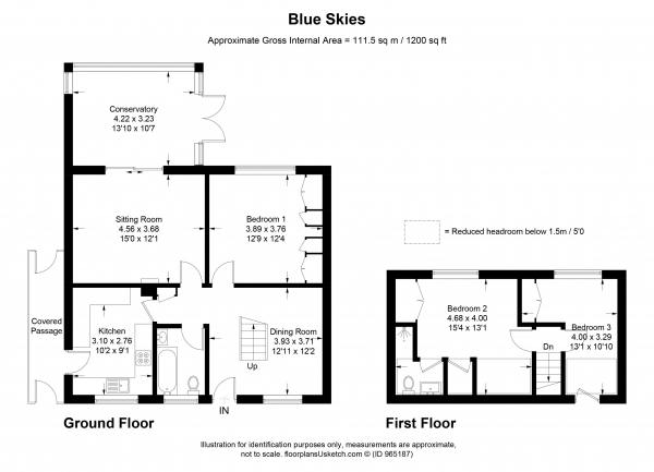 Floor Plan Image for 3 Bedroom Chalet for Sale in Fernhurst Haslemere