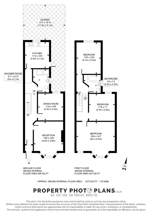 Floor Plan Image for 5 Bedroom House Share to Rent in Victoria Avenue, East Ham, E6 1EX