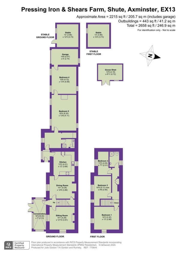 Floor Plan Image for 4 Bedroom Detached House for Sale in Umborne, Shute, Axminster