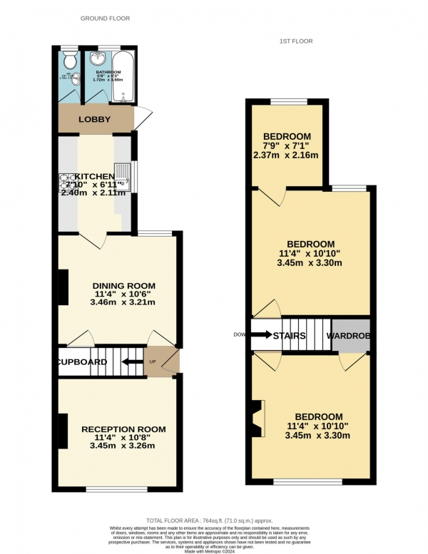 Floor Plan Image for 3 Bedroom Semi-Detached House for Sale in Northcote Road, New Malden