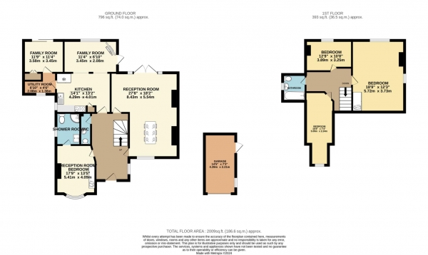 Floor Plan Image for 4 Bedroom Detached House to Rent in Thetford Road, New Malden