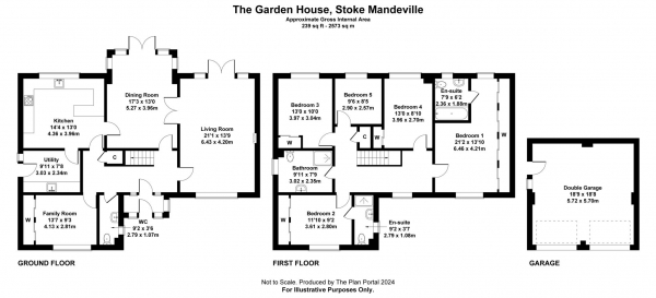 Floor Plan Image for 5 Bedroom Detached House for Sale in Lower Road, Stoke Mandeville