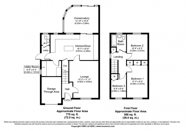 Floor Plan Image for 3 Bedroom Detached House for Sale in Kingsland Road, Aylesbury