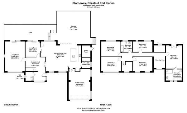 Floor Plan Image for 5 Bedroom Detached House for Sale in Chestnut End, Halton