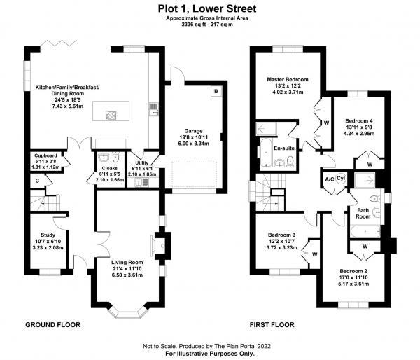 Floor Plan Image for 4 Bedroom Detached House for Sale in Lower Street, Quainton