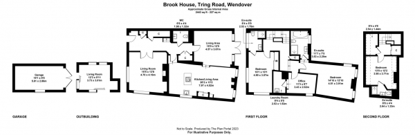 Floor Plan Image for 4 Bedroom Semi-Detached House for Sale in Brook House, Tring Road, Wendover