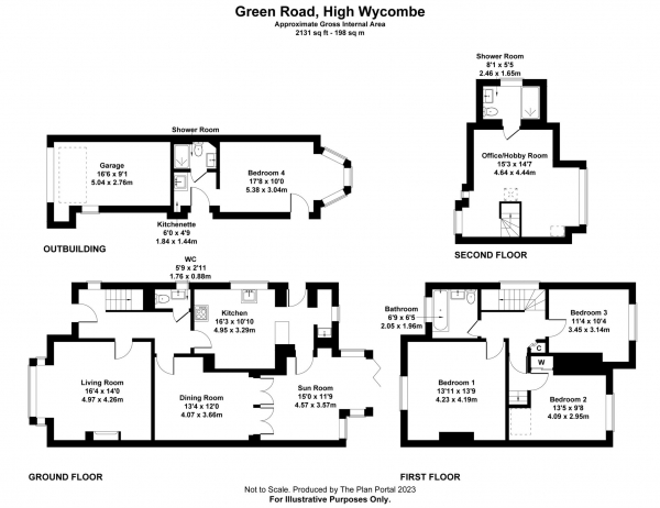 Floor Plan Image for 4 Bedroom Semi-Detached House for Sale in Beautiful 1920s residence, Green Road, High Wycombe